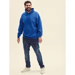 Blue Mens Hooded Sweat Fruit of the Loom