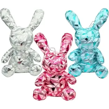 plyšák Třpytivý plyšový zajíc