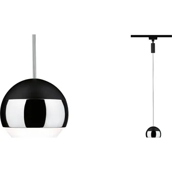 Bodové svítidlo Paulmann URail Capsule II, závěs 4&nbsp;000 K černá černá matná, chrom 1 x 6 W LED - Doprava zdarma