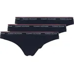 Tanga 3pcs UW0UW00048 tmavěmodrá T|O Tommy Hilfiger