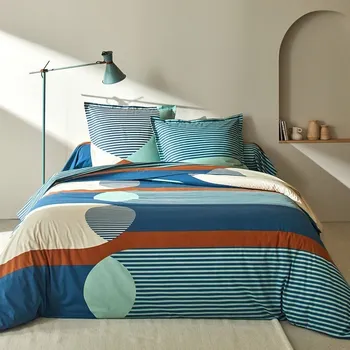 Povlečení Blancheporte Povlečení Nico s potiskem pruhů, bavlna Velikost: jednolůžko 140x200 + 70x90 cm