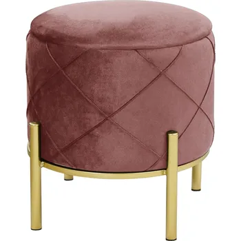 Taburet Akord Solange (tmavě růžová)