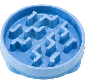 Miska pro psa Protihltací miska pro psa Outward Hound Fun Feeder 19cm (2 šálky) modrá