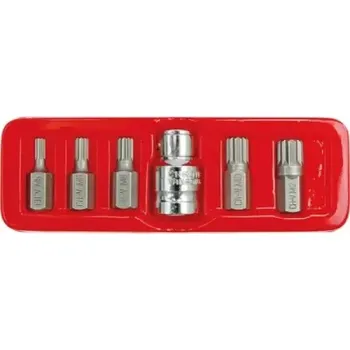 Příslušenství k nářadí YATO Vorel - Sada bitů 6ks CrV vícezoubkové