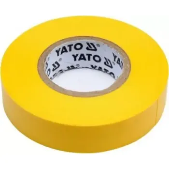 Izolační páska YATO Izolační páska elektrikářská PVC 15 mm / 20m žlutá YTO YT-81594