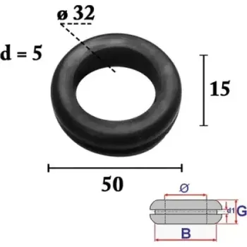 ROMIX průchodka gumová 5ks .. C70399