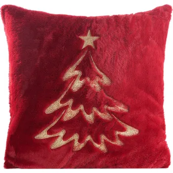 Povlečení Povlak na polštář CHRISTMAS bordó / šampaňský