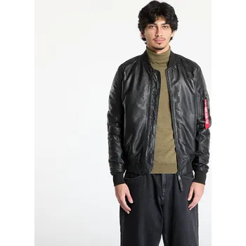 Bunda Alpha Industries Inc. MA-1 Leather Black L