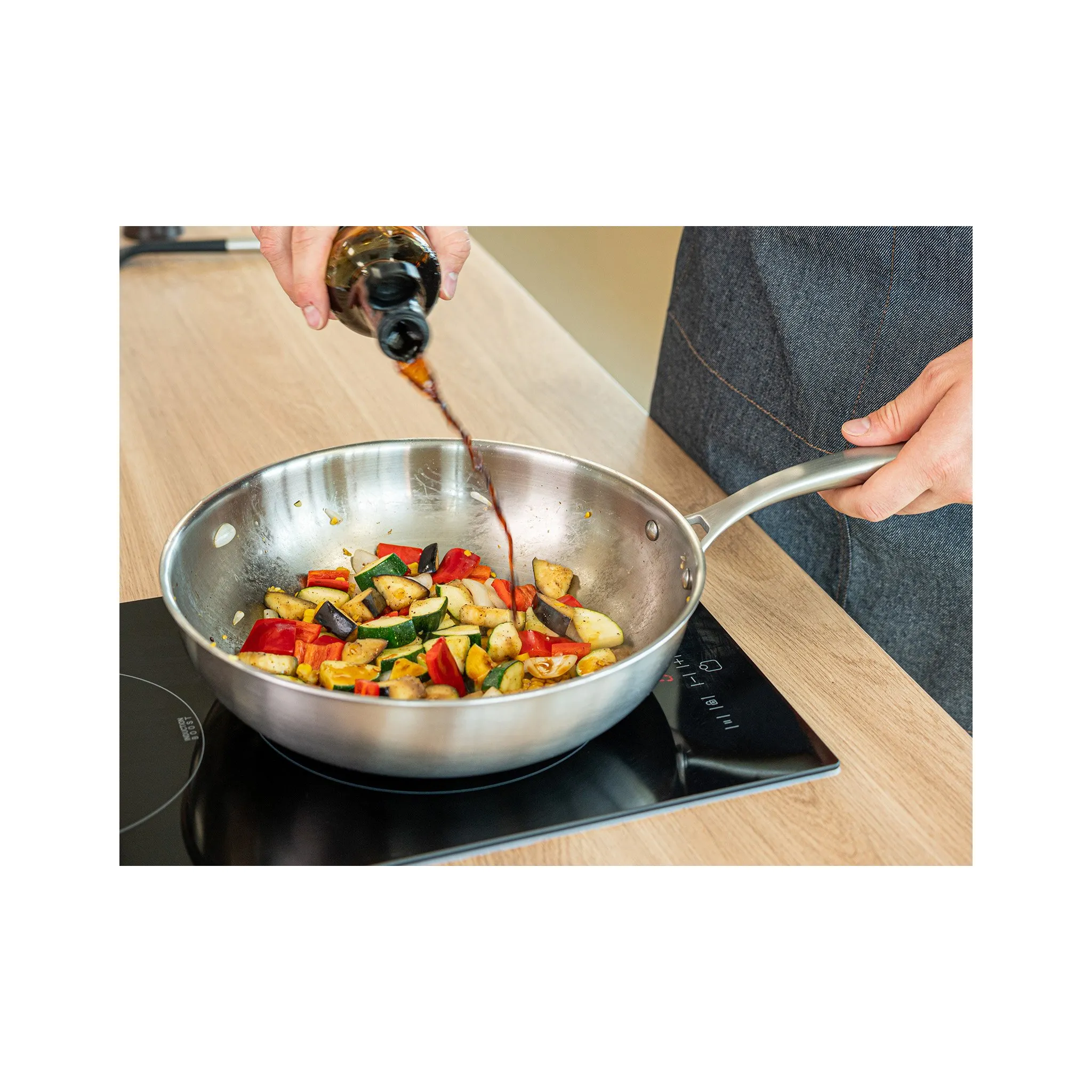 Fotografie 4 - Pánev Remoska Proxima WOK R2201428080 28 cm