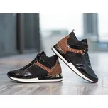 Módní kotníkové tenisky se zvířecími motivy Remonte R2574 černá