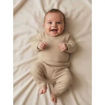 Kojenecká souprava Sinsay - Kojenecká souprava z vaflového úpletu - béžová - 955CQ-80X - 955CQ-80X-80