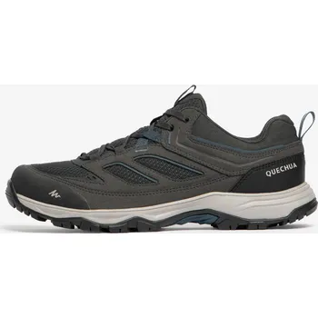 Pánská treková obuv QUECHUA Pánské turistické boty MH 100 43 MODRÁ|ŠEDÁ