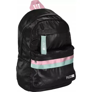 Školní batoh Školní batoh jednokomorový Paso černý 13 l