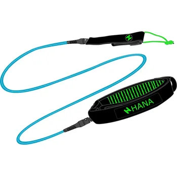 Vodítko pro psa HANA OUTDOORS Bederní leash na wingfoil S BÍLÁ|MODRÁ|ČERNÁ