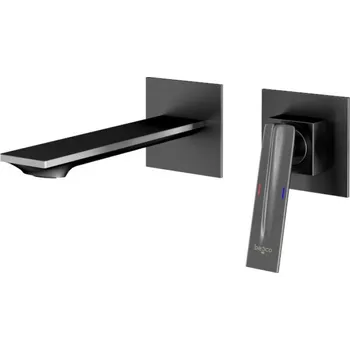 Vodovodní baterie BESCO - Podomítková umyvadlová baterie ASPIRA grafitová BABUASGR