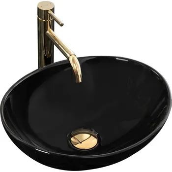 Umyvadlo REA - Umyvadlo na desku Sofia Black - černá REA-U0154