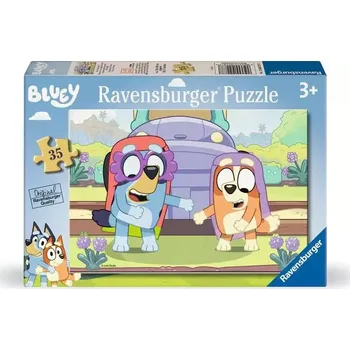 Ravensburger puzzle Bluey – návštěva u babičky, 35 dílků