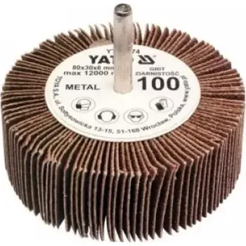 Brusný kotouč Yato - Kotouč lamelový radiální 80 x 30 x 6mm P80
