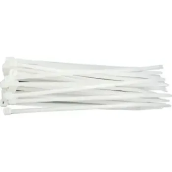 Stahovací páska YATO Vorel - Páska stahovací bílá 280x4.8mm 100ks