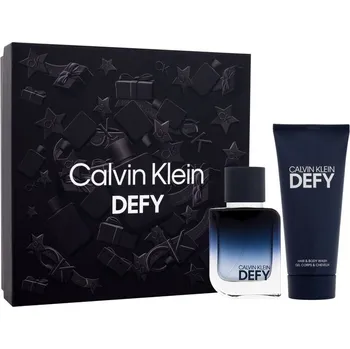 Pánský parfém Calvin Klein Defy Eau de Parfum Dárková sada EDP 50 ml a sprchový gel 100 ml