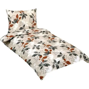 Povlečení BELLATEX Povlečení bavlna 90/807 podzimní listy 140 × 200, 70 × 90