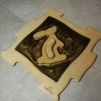 Dřevěná hračka Dřevěné senzomotorické puzzle Zajíc - 1 ks