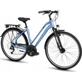 Trekingové kolo Romet GAZELA 3, rám 19 palců, kola 28", modré