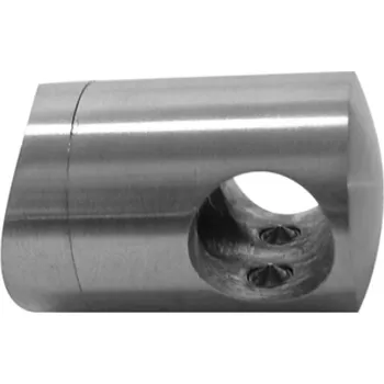 Zábradlí Hahn Steel Držák prutů O16 mm / pro sloupek O42,4 mm - nerezová ocel AISI 316, broušený