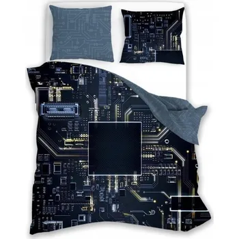 Povlečení Sada povlečení Faro 140 x 200 cm černá