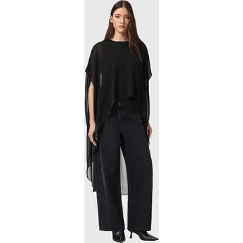 Dámská halenka Halenka AllSaints JAMIE W058PD černá 99X, vel. 38