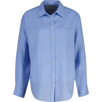 Dámská košile KOŠILE GANT REL LINEN LS SHIRT PALACE BLUE