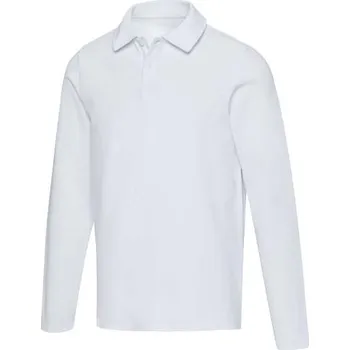 Pánská košile Apollo unisex polokošile s dlouhým rukávem - Bílá, XL