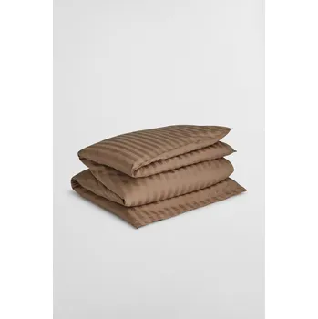 Polštář LOŽNÍ POVLEČENÍ GANT SATEEN STRIPES SINGLE DUVET 140x200 TAUPE BEIGE