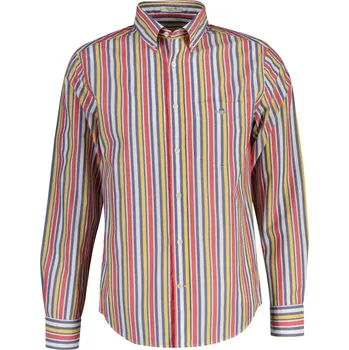 Pánská košile KOŠILE GANT REG MULTISTRIPE POPLIN SHIRT MULTICOLOR