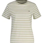 TRIČKO GANT REG STRIPED SHIELD SS T-SHIRT COUNTRY BEIGE