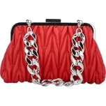 Trendy dámská společenská kabelka Moon Loriet, červená