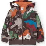 Boboli Chlapecká mikina na zip barevná Maskáč