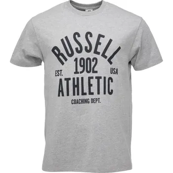 Pánské tričko Pánské tričko Russell Athletic T-SHIRT M S Šedá, Černá