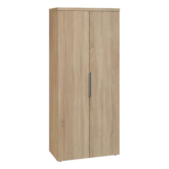 Šatní skříň SISR 5 - 81 šatní skříň, 2-dveřová, výsuvné ramínko, 1820x800x400, dub bardolino