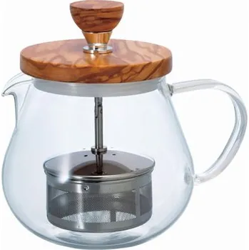 Konvice na čaj Skleněná konvice na čaj HARIO TEAOR se spařovačem 0,7 l
