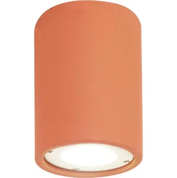 Venkovní osvětlení ACA Lighting venkovní stropní svítidlo GU10 IP65, terakota beton, kulaté