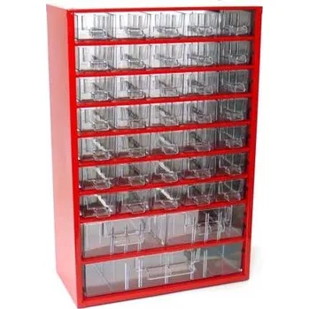 Skříňka na nářadí Závěsná skříňka Mars 35M 2S 1V - červená, 306x460x145mm (6741C)