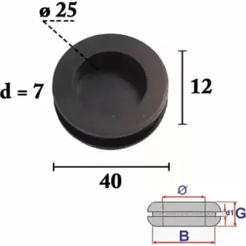 ROMIX Průchodka gum. uzavřená 5ks. C70404