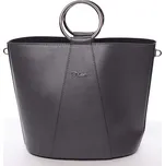 Nadčasová dámská kabelka s organizérem šedá - Delami Karsyn šedá