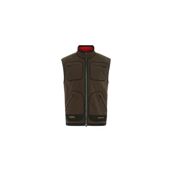 Pánská vesta Značka Härkila HÄRKILA - KAMKO fleece vesta pánská (Brown/red)/ Velikost: 4XL