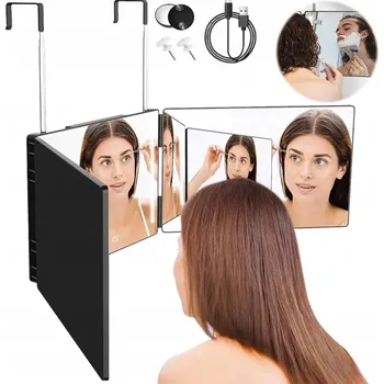 Zrcadlo ZRCADLO 360 STUPŇŮ, PŘENOSNÉ ZRCADLO MARNOSTI, 3-CESTNÉ ZRCADLO S HÁČKY