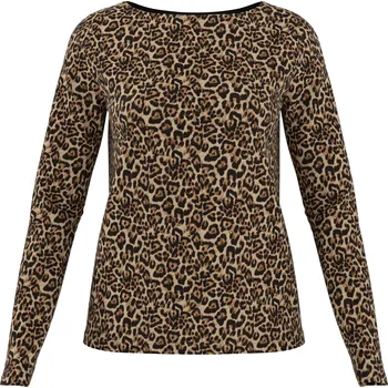 esmara® Dámské triko s dlouhými rukávy (vzorovaná, L(44/46))