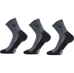 3PACK ponožky VoXX tmavě šedé (Barefootan-darkgrey)