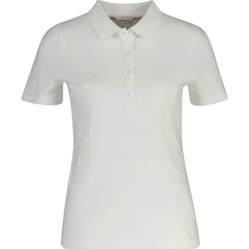 POLOKOŠILE GANT SLIM SHIELD SS PIQUE POLO WHITE