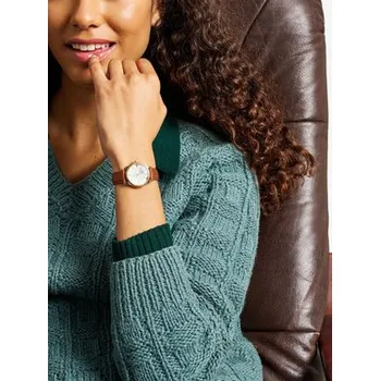 Hodinky Fossil Hodinky Gilmore ES5423 Hnědá OS